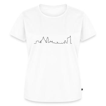 Leipzig - Frauen Premium Bio T-Shirt - Weiß - Vorne - AI Model Female 172 dark (172cm)