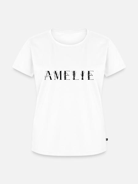 Name - Amelie - Frauen Premium Bio T-Shirt - Weiß
