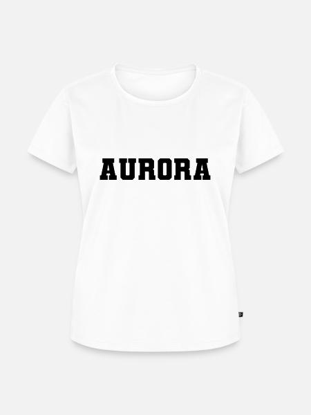 Name - Aurora - Frauen Premium Bio T-Shirt - Weiß