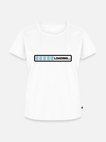 loading - Frauen Premium Bio T-Shirt - Weiß