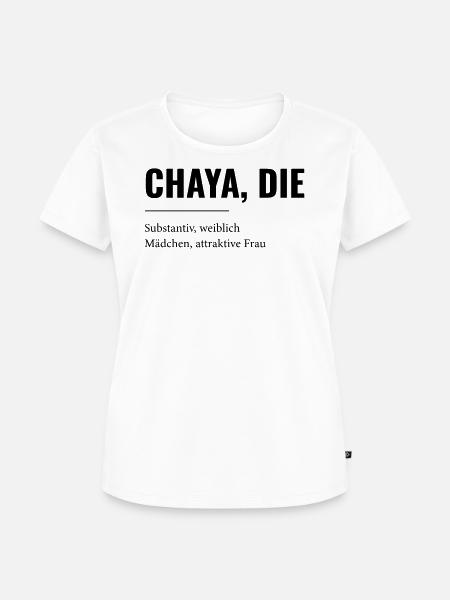 Chaya - Frauen Premium Bio T-Shirt - Weiß