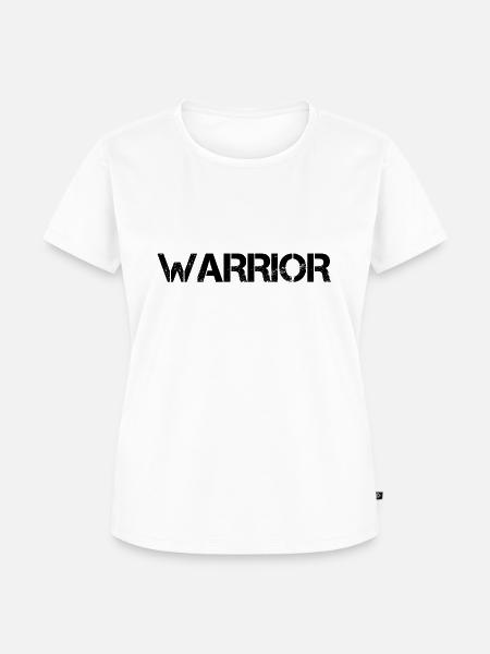 Warrior - Frauen Premium Bio T-Shirt - Weiß