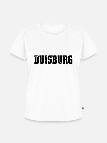 Duisburg - Frauen Premium Bio T-Shirt - Weiß