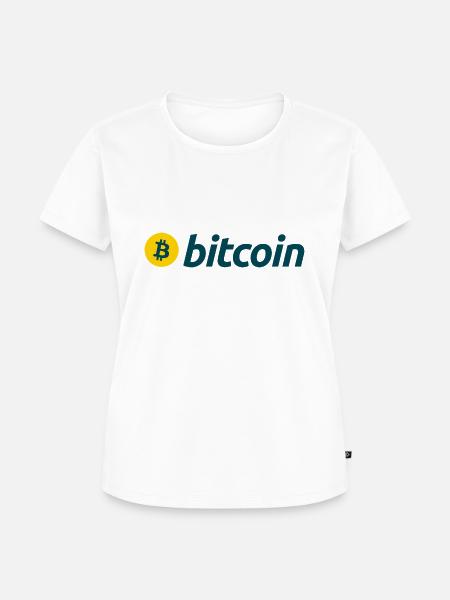 Bitcoin (Englisch) - Frauen Premium Bio T-Shirt - Weiß