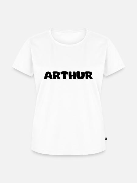 Name - Arthur - Frauen Premium Bio T-Shirt - Weiß