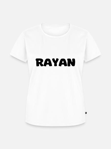 Name - Rayan - Frauen Premium Bio T-Shirt - Weiß