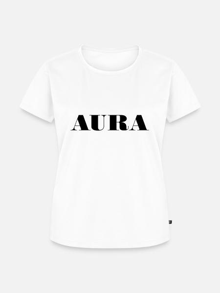 aura groß - Frauen Premium Bio T-Shirt - Weiß