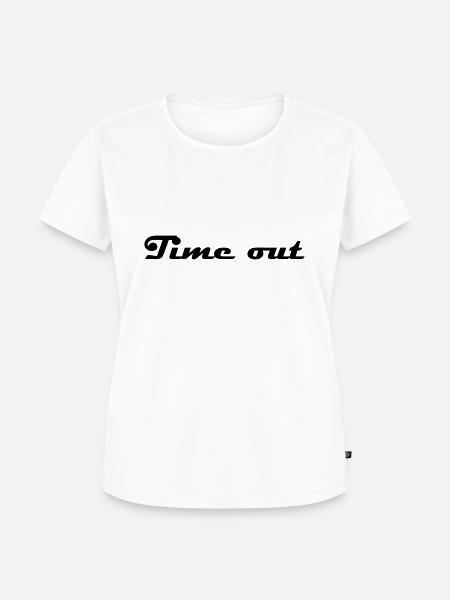Time out - Frauen Premium Bio T-Shirt - Weiß