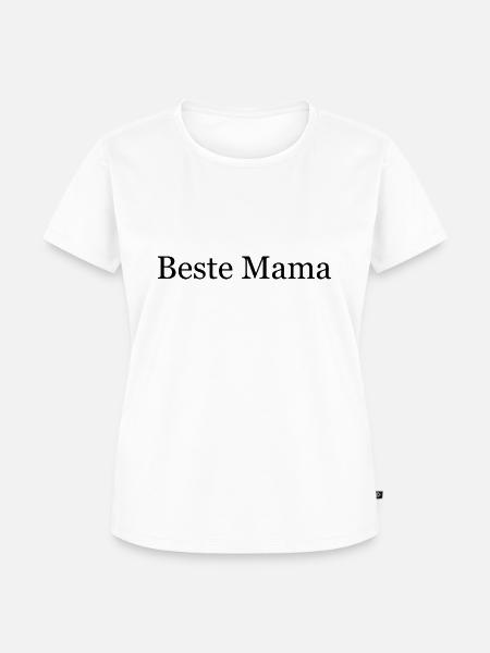 Beste Mama - Frauen Premium Bio T-Shirt - Weiß