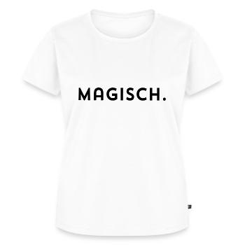 Magisch - Frauen Premium Bio T-Shirt - Weiß - Vorne - AI Model Female 172 dark (172cm)