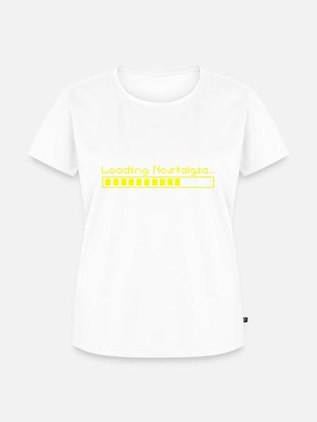 Ladebildschirm - Retro Gaming Design - Frauen Premium Bio T-Shirt - Weiß