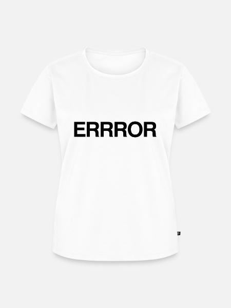 FEHLER - Frauen Premium Bio T-Shirt - Weiß