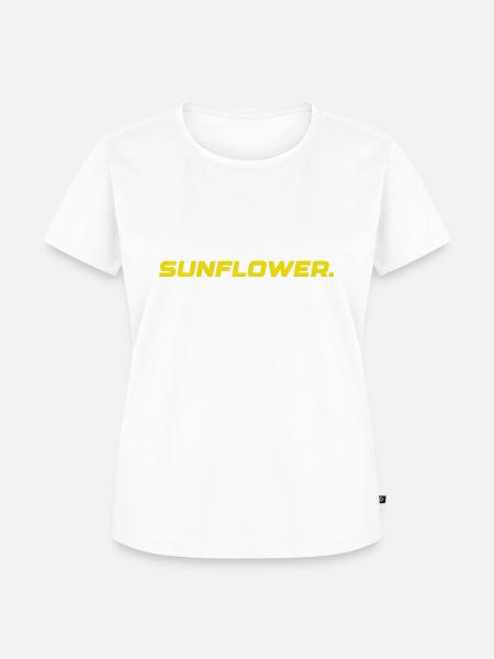 Sonnenblume - Sunflower - Frauen Premium Bio T-Shirt - Weiß