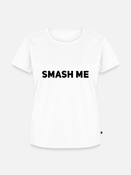 Smash - Frauen Premium Bio T-Shirt - Weiß