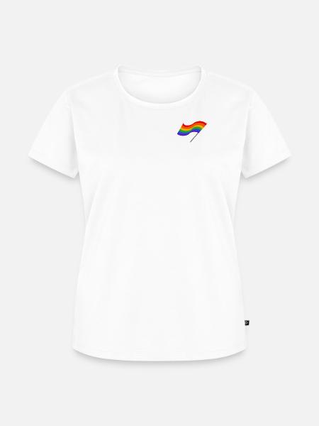 Evolution, Stolz, LGBTQIA+ - Frauen Premium Bio T-Shirt - Weiß