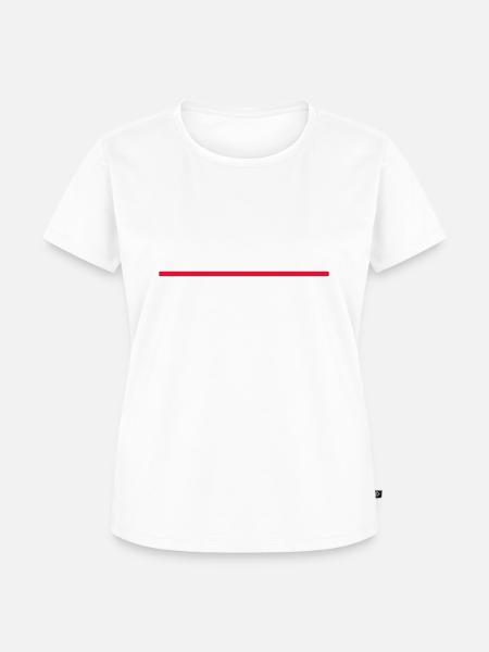 strich - Frauen Premium Bio T-Shirt - Weiß
