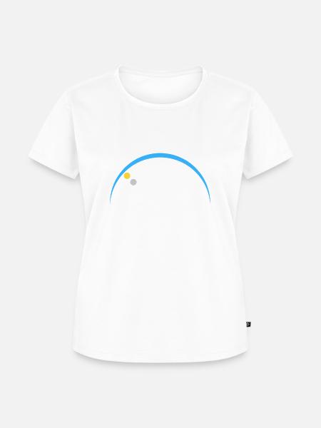 HORIZONT - Frauen Premium Bio T-Shirt - Weiß