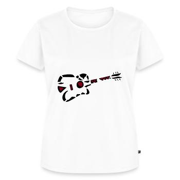 Guitare E Guitare Occidentale 4 - T-shirt Premium bio Femme - blanc - Devant - AI Model Female 172 dark (172cm)