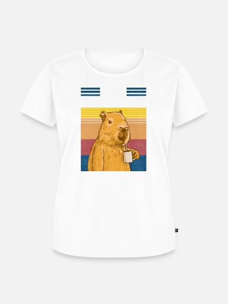 Capybara Meme - Frauen Premium Bio T-Shirt -