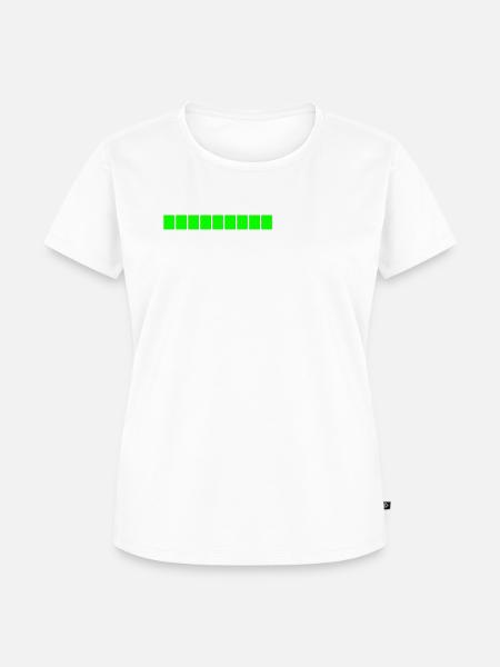 loading muscles - Frauen Premium Bio T-Shirt - Weiß