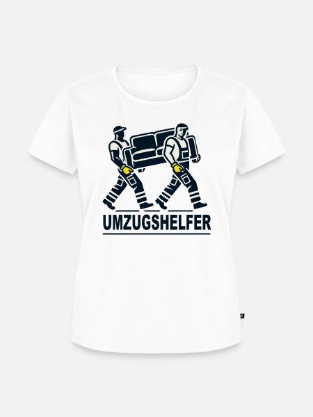 Umzug Möbelpacker Umzugshelfer - Frauen Premium Bio T-Shirt - Weiß