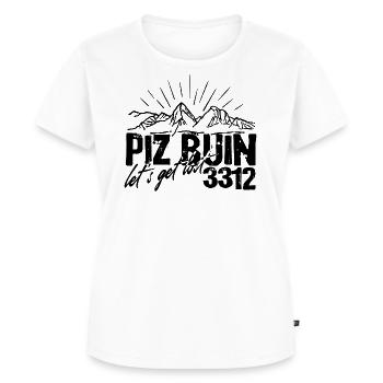 Piz Buin Silvretta Engadin Graubünden Vorarlberg - Frauen Premium Bio T-Shirt - Weiß - Vorne - AI Model Female 172 dark (172cm)