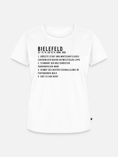 Bielefeld - Frauen Premium Bio T-Shirt - Weiß