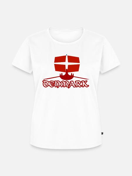 Denmark - Frauen Premium Bio T-Shirt - Weiß
