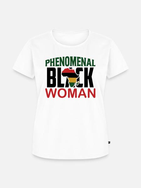 Phänomenale Schwarze Frau - Frauen Premium Bio T-Shirt - Weiß