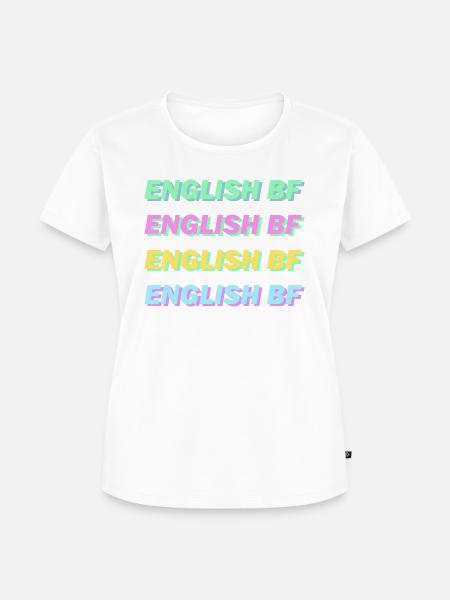 Englisch BF - Frauen Premium Bio T-Shirt - Weiß