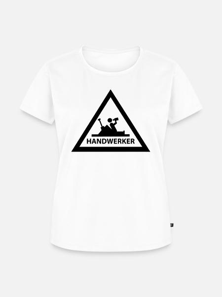 handwerker - Frauen Premium Bio T-Shirt - Weiß
