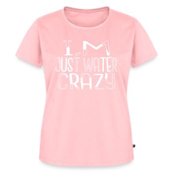 Équipe de natation Triathlon Apnée Geek Nageur Sports - T-shirt Premium bio Femme - rose - Devant - AI Model Female 172 dark (172cm)