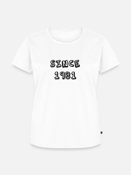 Since 1981 - Frauen Premium Bio T-Shirt - Weiß