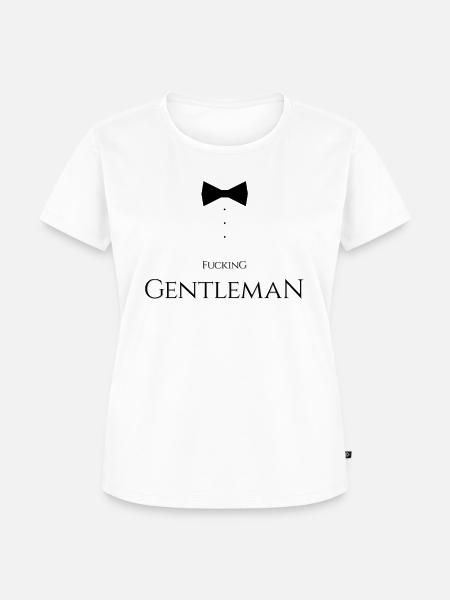 Gentleman - Frauen Premium Bio T-Shirt - Weiß