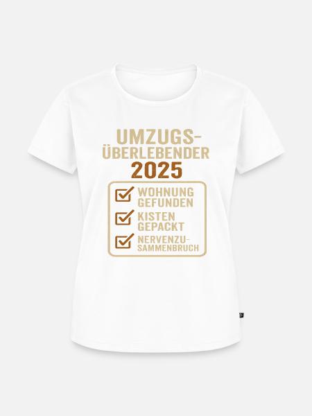 Umzug 2025 Wohnung Umzüge - Frauen Premium Bio T-Shirt - 