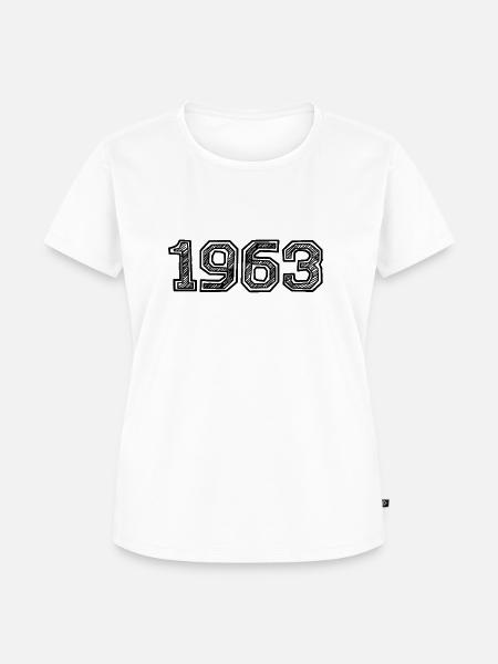 1963 - Frauen Premium Bio T-Shirt - Weiß