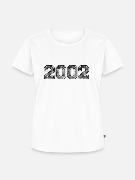 2002 - Frauen Premium Bio T-Shirt - Weiß
