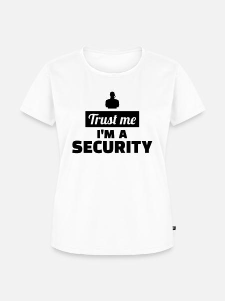 Security - Frauen Premium Bio T-Shirt - Weiß