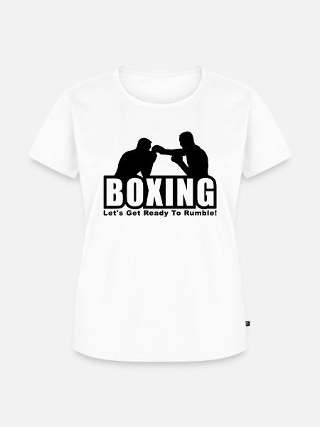 boxing - Frauen Premium Bio T-Shirt - Weiß