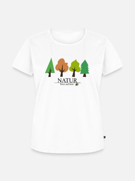 Natur - Frauen Premium Bio T-Shirt - Weiß