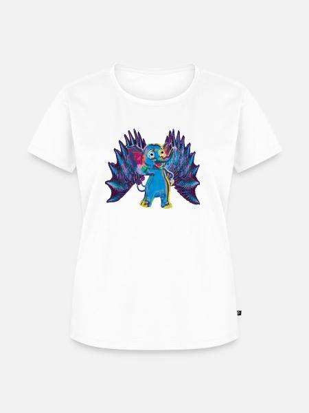 DRAGOFANT - Frauen Premium Bio T-Shirt - Weiß