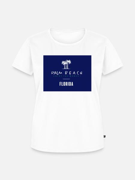 Palm Beach Florida - Frauen Premium Bio T-Shirt - Weiß