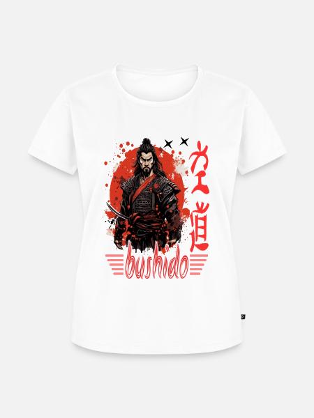 Bushido - Frauen Premium Bio T-Shirt - Weiß