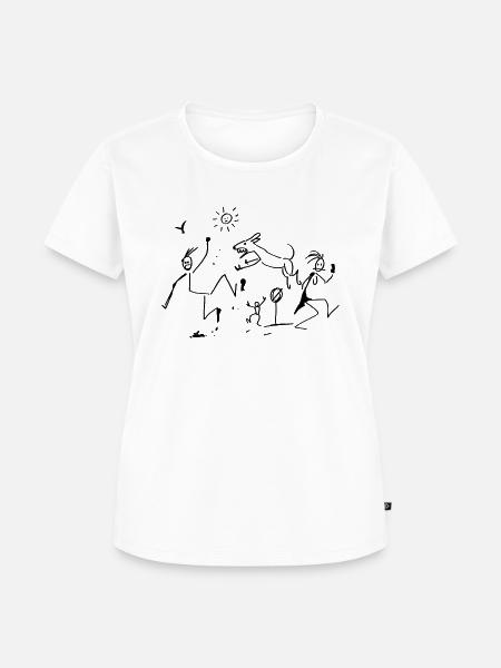 Abstrakte Kunst - Frauen Premium Bio T-Shirt - Weiß