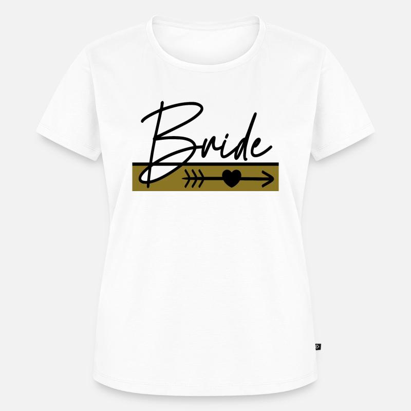 Bride Security The Bride - Frauen Premium Bio T-Shirt - Weiß