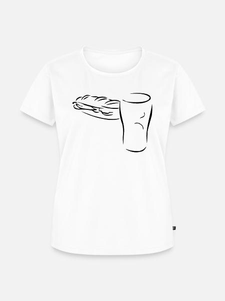 Sandwitsch - Frauen Premium Bio T-Shirt - Weiß