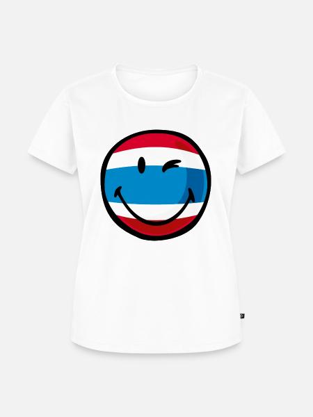Smiley Thailand - Frauen Premium Bio T-Shirt - Weiß