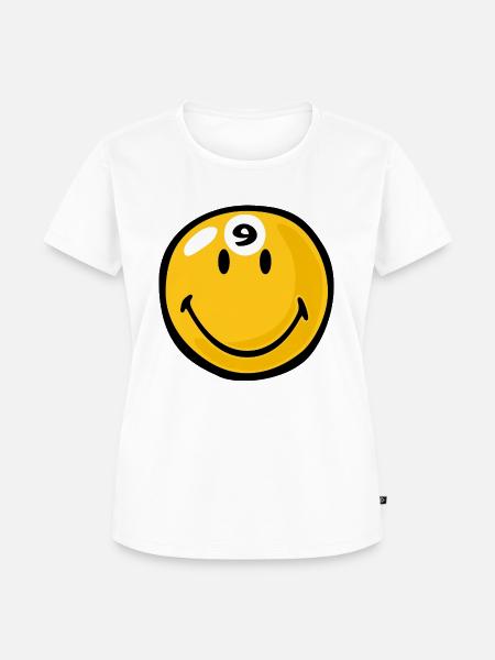 Pool Ball 9 - Frauen Premium Bio T-Shirt - Weiß