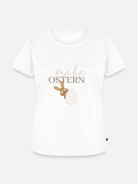 Frohe Ostern - Frauen Premium Bio T-Shirt - Weiß