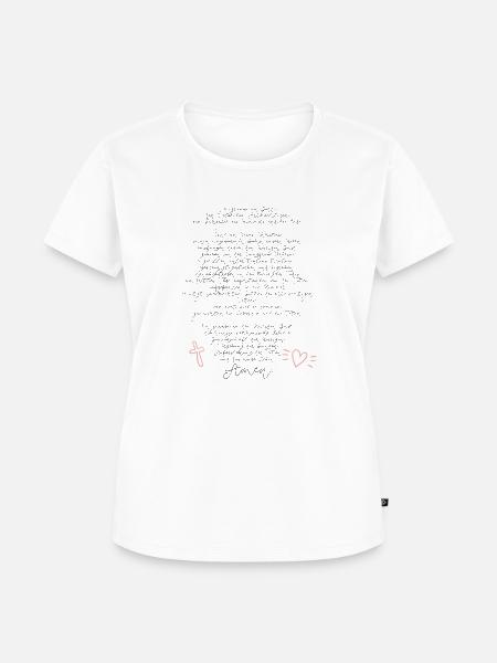 Das Glaubensbekenntnis - Frauen Premium Bio T-Shirt - Weiß